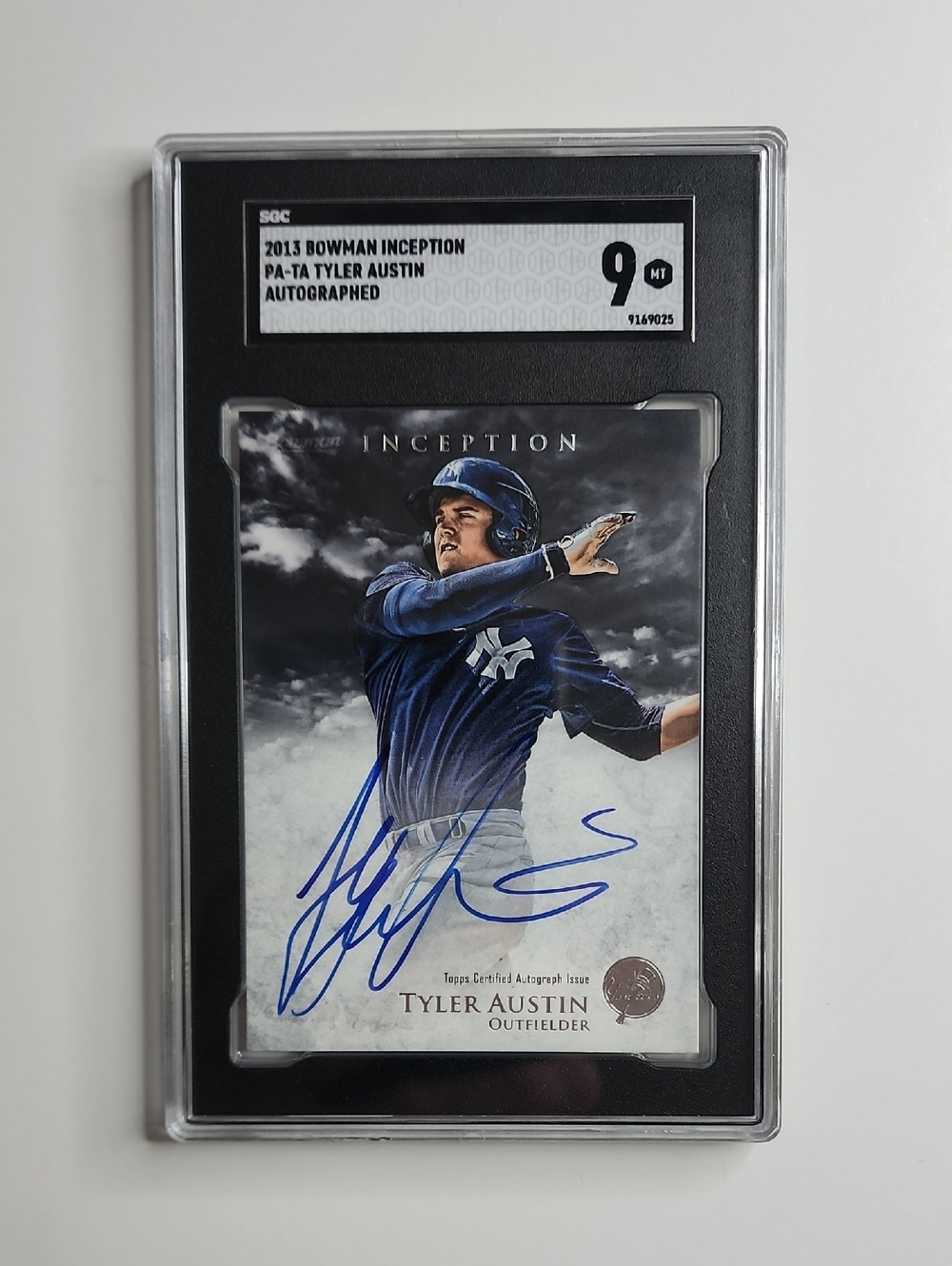 Tyler Austin ~ 2013 Bowman ~ Inception ~ SGC 9